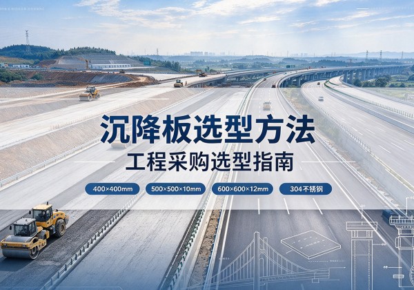 昌江沉降板选择方法